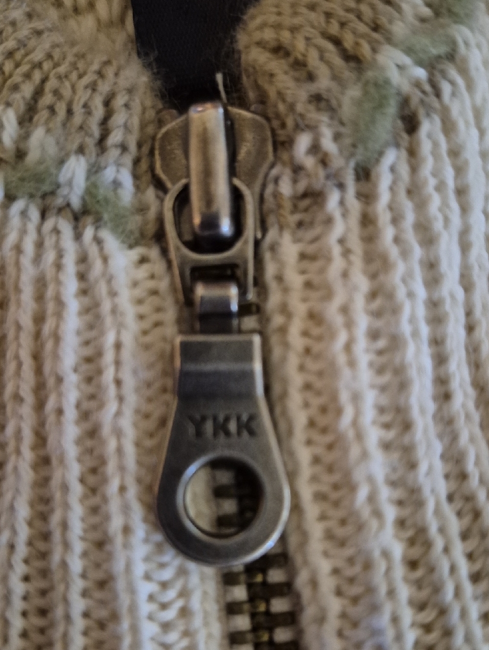 Woolrich Womens Floral Knit Full Zip Sweater Vest. Sz.L.(#2013D) vintage 90's. - Picture 7 of 16